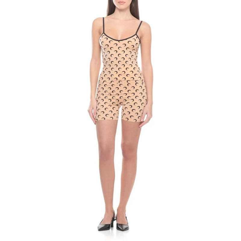 Marine Serre Top Top Beige gelb(Image 5)