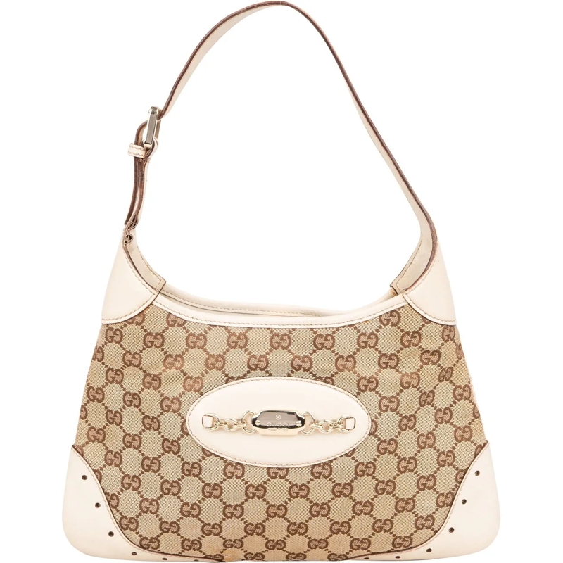 Gucci Tote GG Monogram Jackie Handbag braun