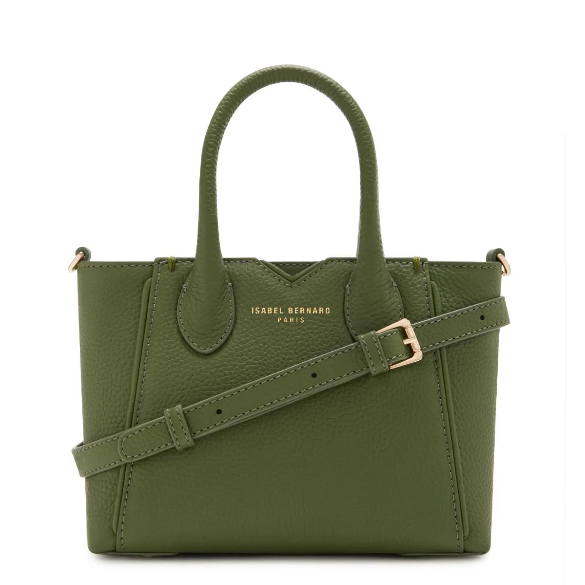 Isabel Bernard Crossbody Bags - Isabel Bernard Honoré Cloe Mini Grüne Handtasche a - Gr. unisize - in Grün - für Damen