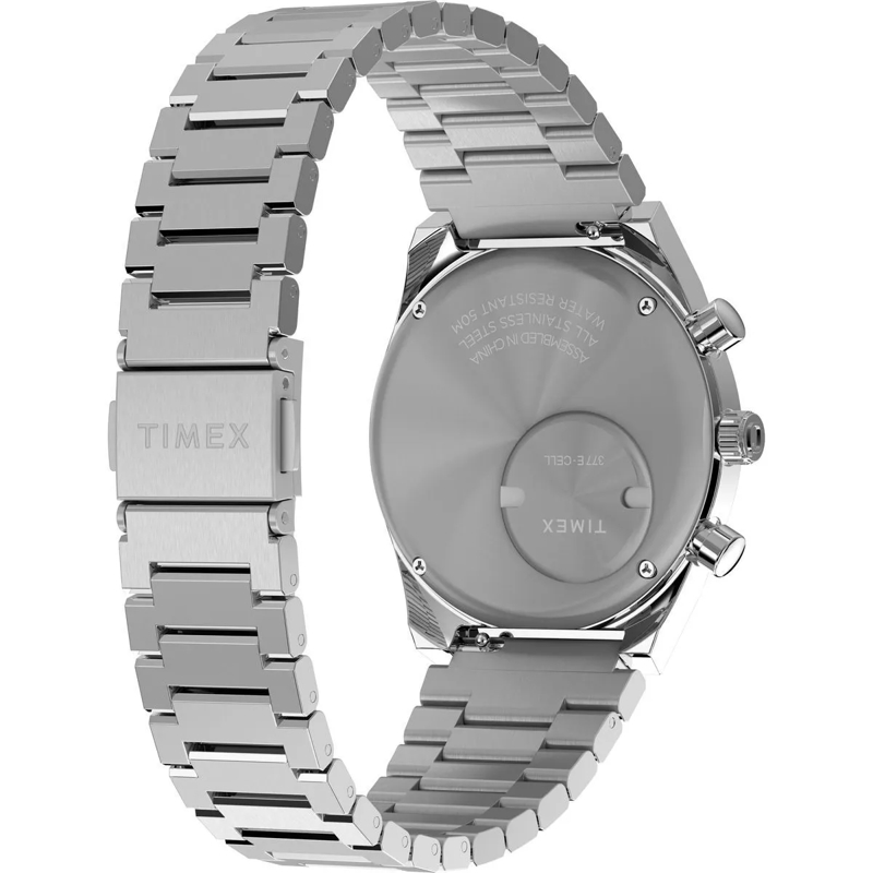 Timex Quarzuhr Quartz Analog Chronograph Q Timex® Falcon Eye Chro silber(Image 5)