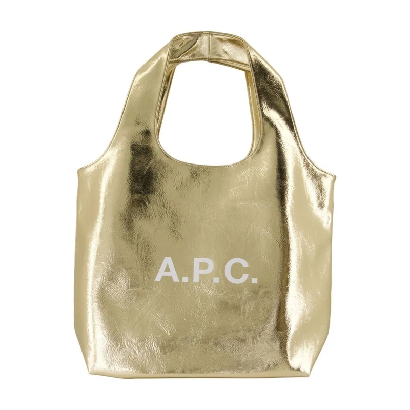 A.P.C. Fourre-tout Ninon Shopper Bag - Synthetic - Gold Gold