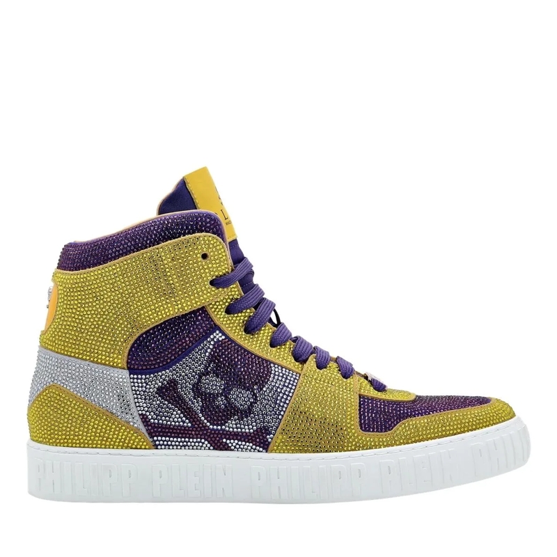Philipp Plein High-Top-Sneaker Hightop-Sneaker Notorious Mit Schmucksteinen gelb