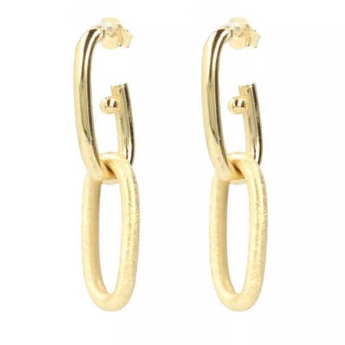 LOTT.gioielli CL Earring Double Link - Gold Orecchino a goccia