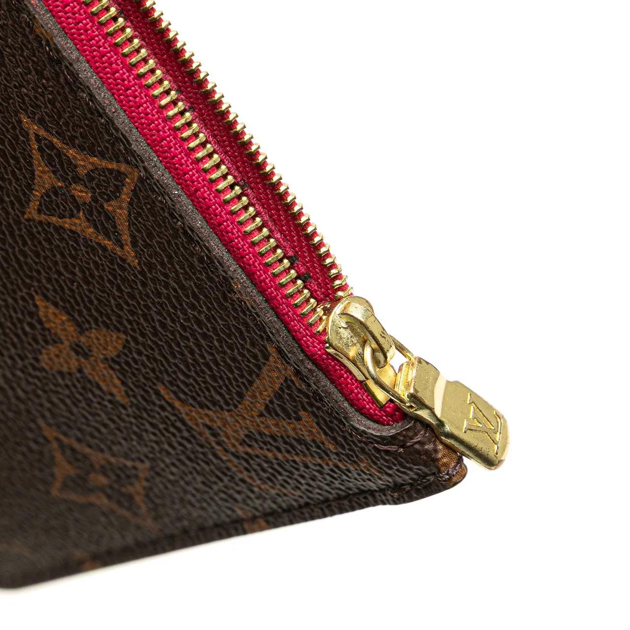 Thumbnail - Louis Vuitton Kosmetiktaschen - Monogram Neverfull Pouch - Gr. unisize - in Braun - für Damen