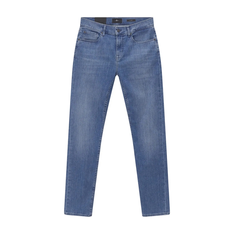 Seven for all Mankind Slim-Fit-Jeans Jeans Slimmy aus Baumwolle blau