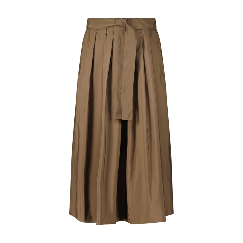 WEEKEND Max Mara Jupe midi Maxirock Zarda Dunkelbraun