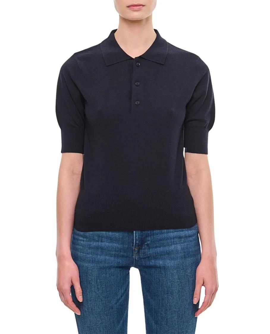 Extreme Cashmere - Polo Cashmere And Cotton T-Shirt - Größe ONE SIZE - blau