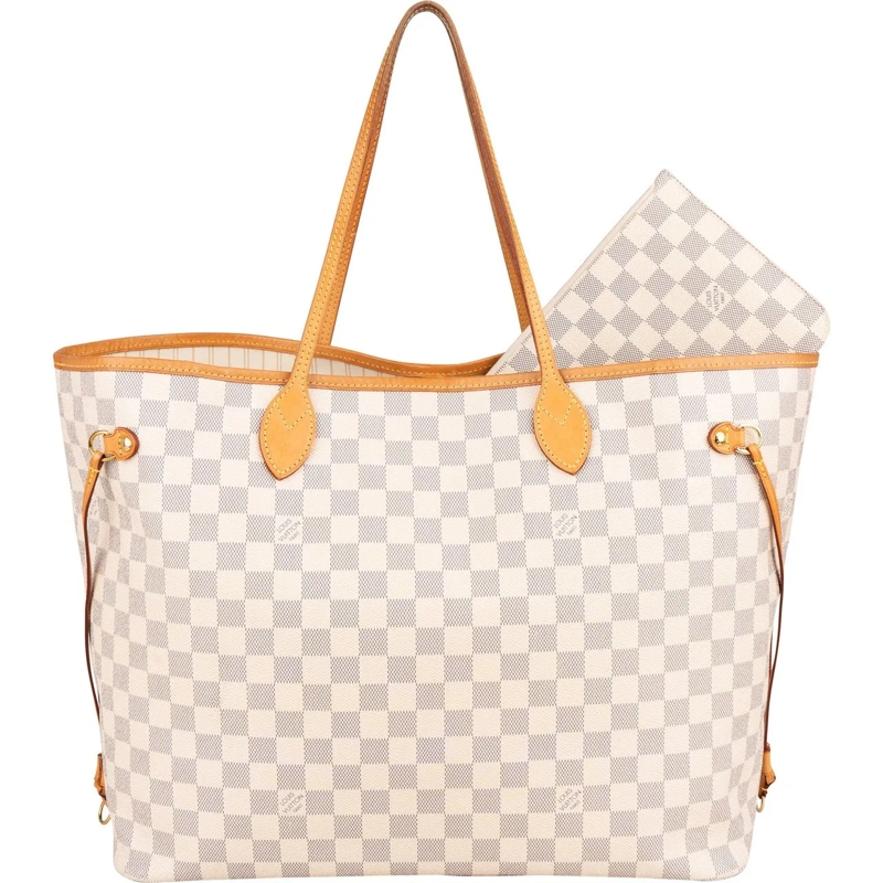 Louis Vuitton Tote Louis Vuitton Damier Azur Monogram Neverfull GM Sh beige