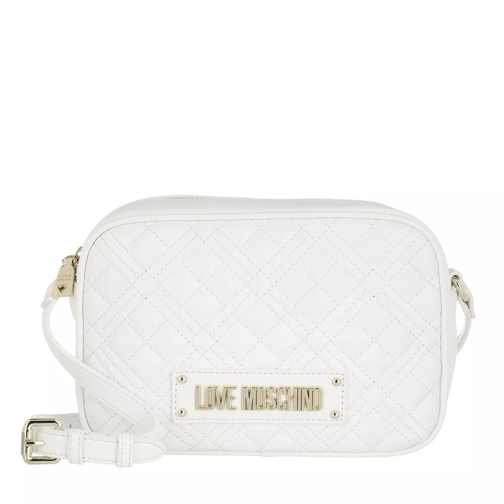 Love Moschino Borsa Quilted Pu  Bianco Crossbody Bag