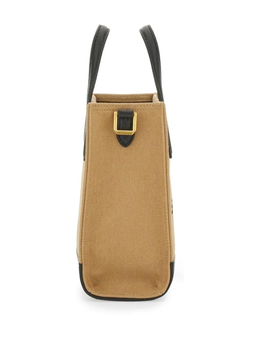 Bally Shoppers & Totes Structured Bag With Prominent Logo in beige
