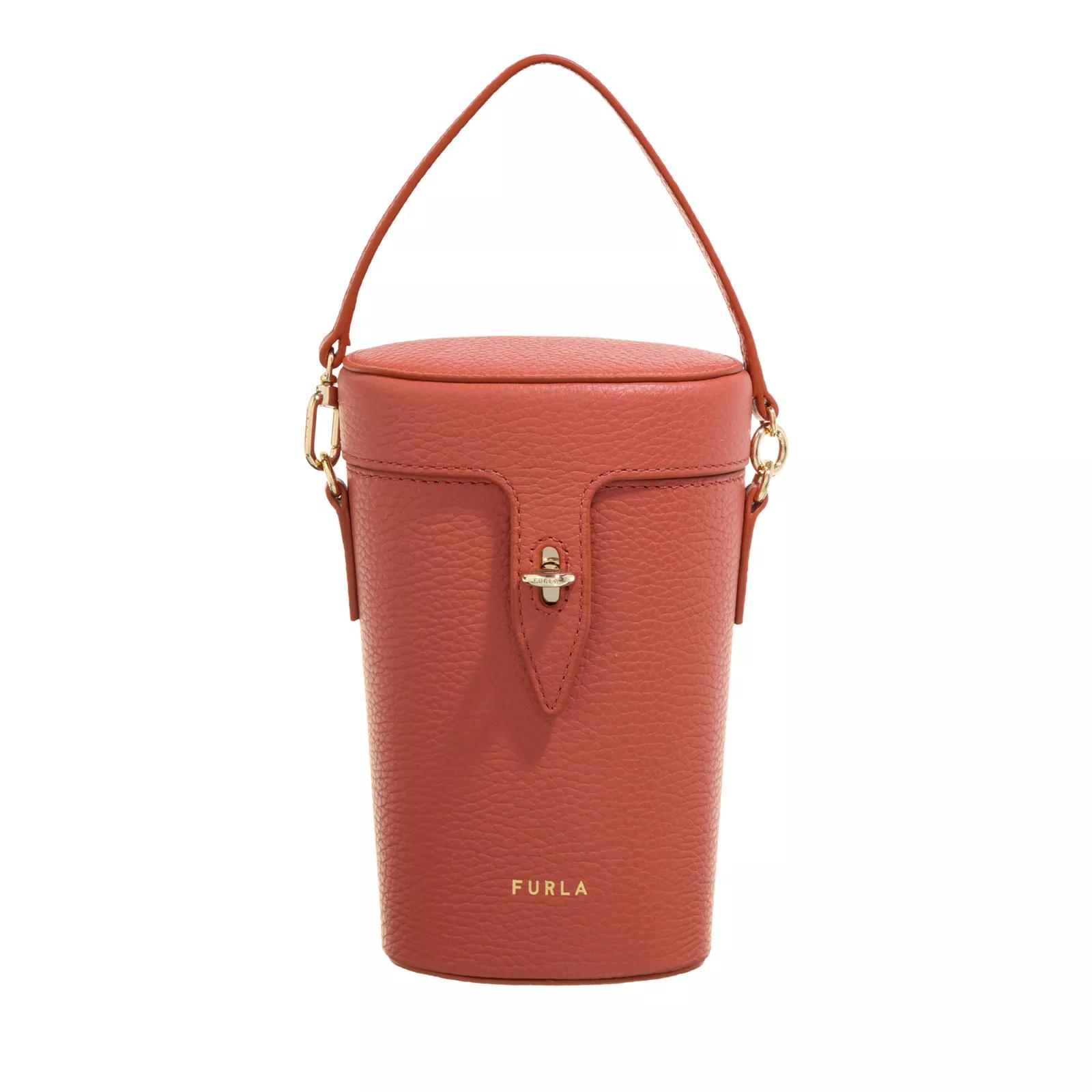 Furla Beuteltasche - Furla Net Mini Bucket - Gr. unisize - in Rot - für Damen