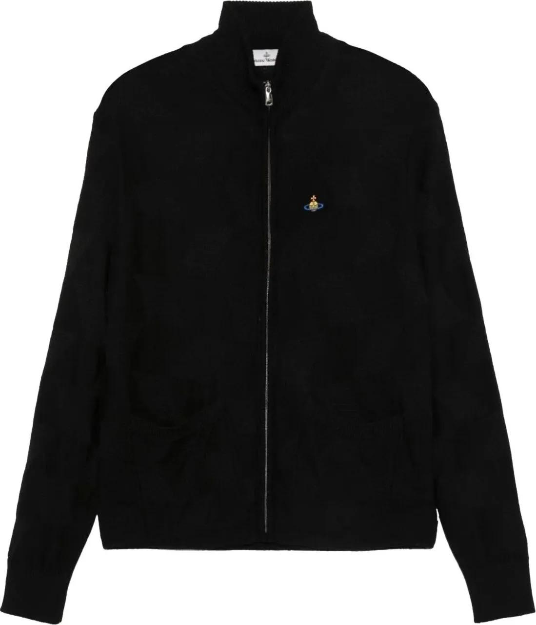 Thumbnail - Vivienne Westwood - Fisherman Zip-up Black - Größe XL - schwarz