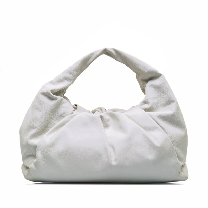 Bottega Veneta Sac à bandoulière Lambskin The Shoulder Pouch weiß