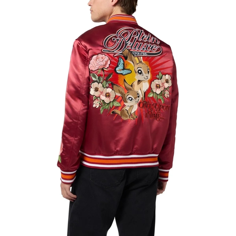 Philipp Plein Bomberjacke Bomber bordeaux(Image 2)