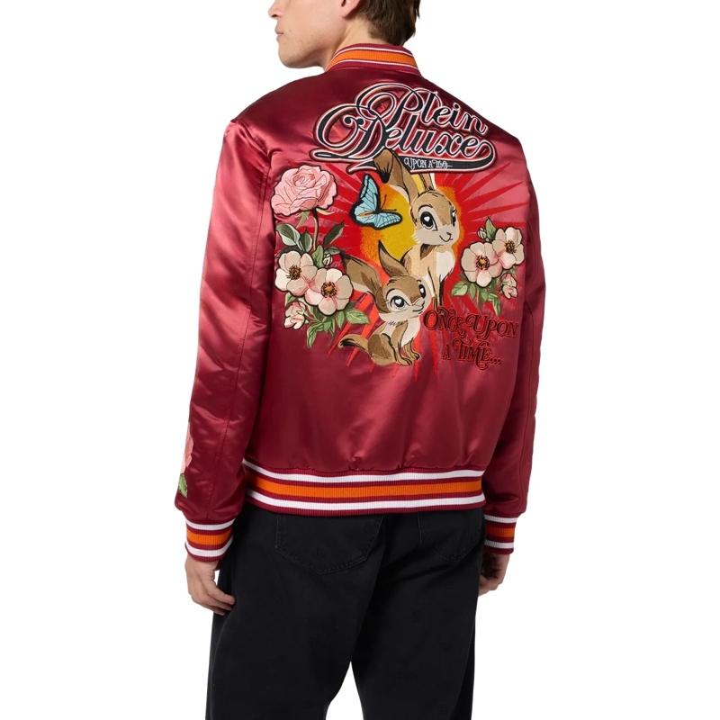 Philipp Plein Blouson Bomber bordeaux(Image 2)