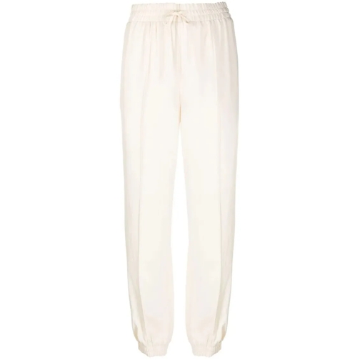 Jil Sander Ecru Tapered Drawstring Pants Neutrals 