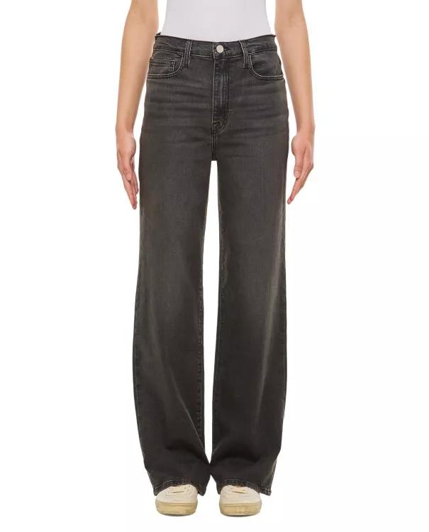 FRAME - Le Jane Wide Leg Denim Pants - Größe 27 - black