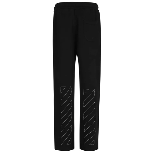 Off-White Pantalon de jogging Pure Cotton Sports Trousers Black (Image 2)