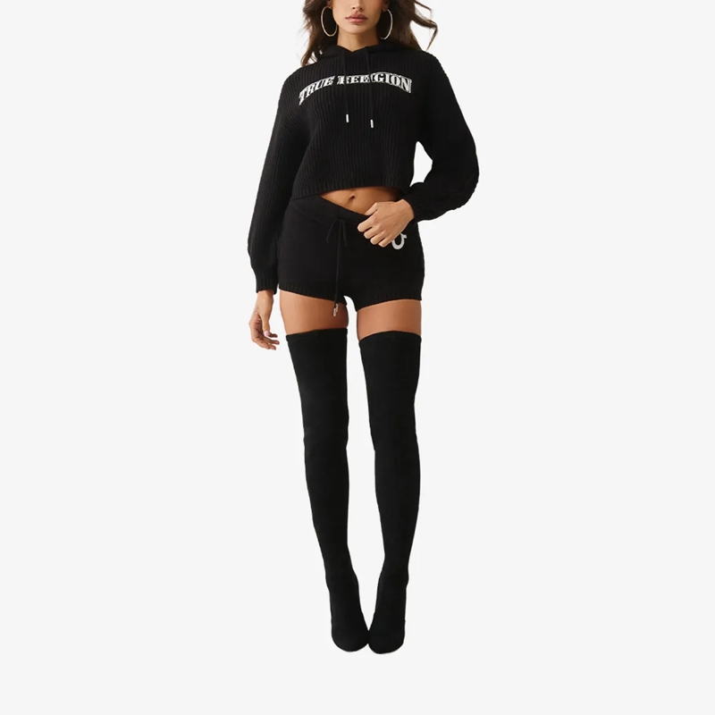 True Religion  Hoodie EMBROIDERY schwarz(Image 2)