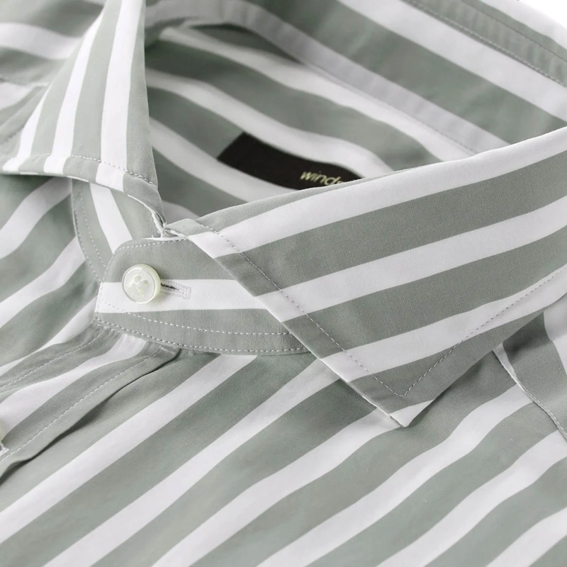 windsor. Overhemd Gestreiftes Freizeithemd Grün(Image 4)