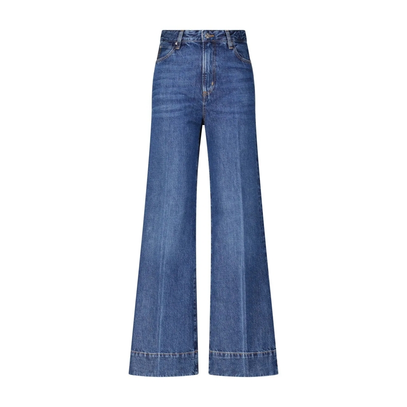 FRAME Jeans Flared Jeans The Slice Blau