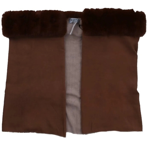 Blugirl Wollschal Scarfs Brown schwarz