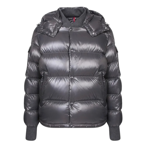 Moncler Down Jacket With Hood Grey 