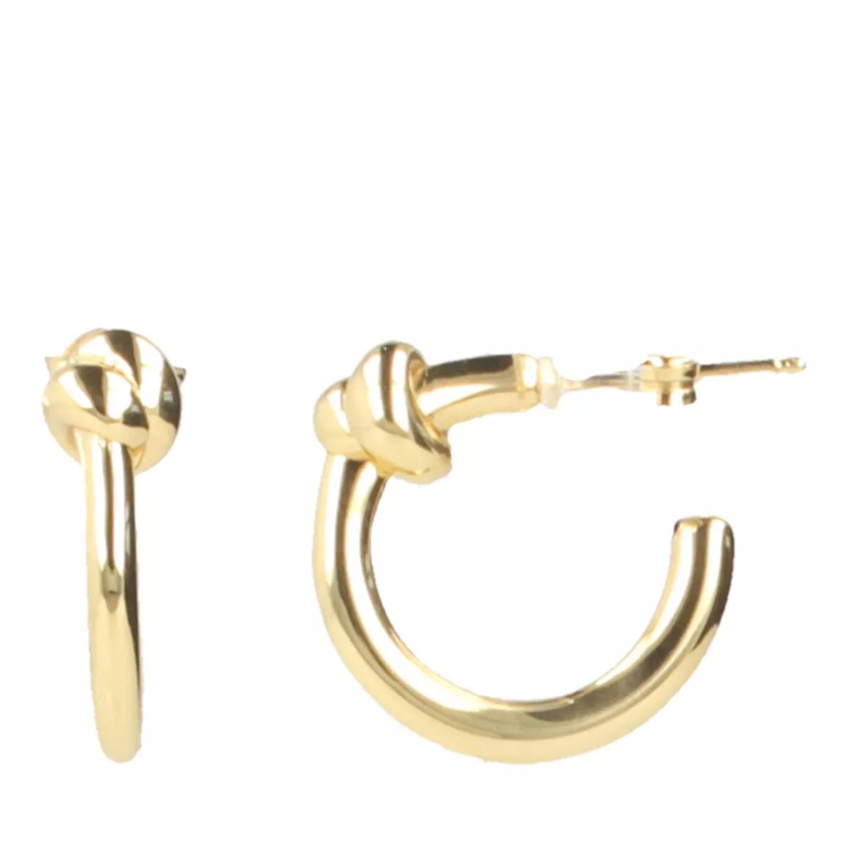 LOTT.gioielli Ohrringe - CL Earring Creole Knot S - G - Gr. unisize - in Gold - für Damen