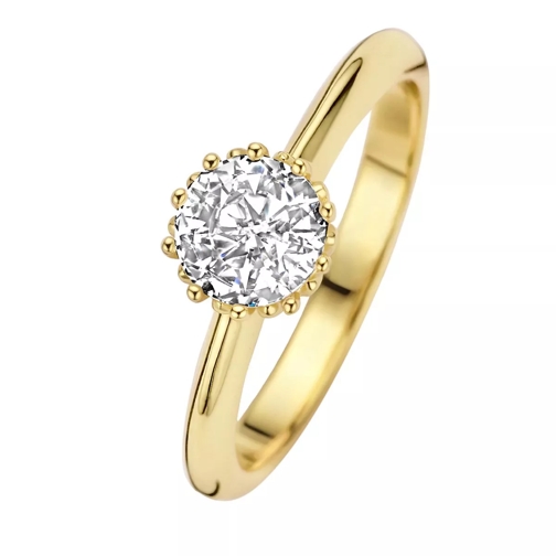 Parte Di Me Cento Luci Rosia 925 sterling silver gold plated r Gold plated Solitärring