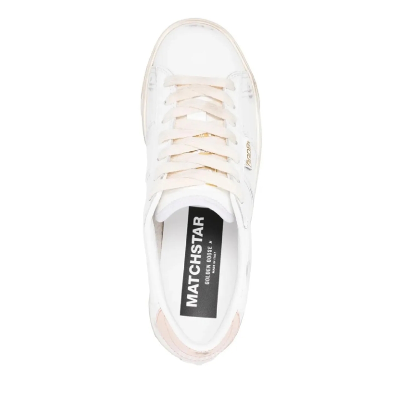 Golden Goose Low-Top-Sneaker Matchstar  White Pink(Image 6)
