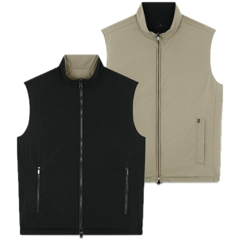 Paul & Shark Gilet Double face vest schwarz