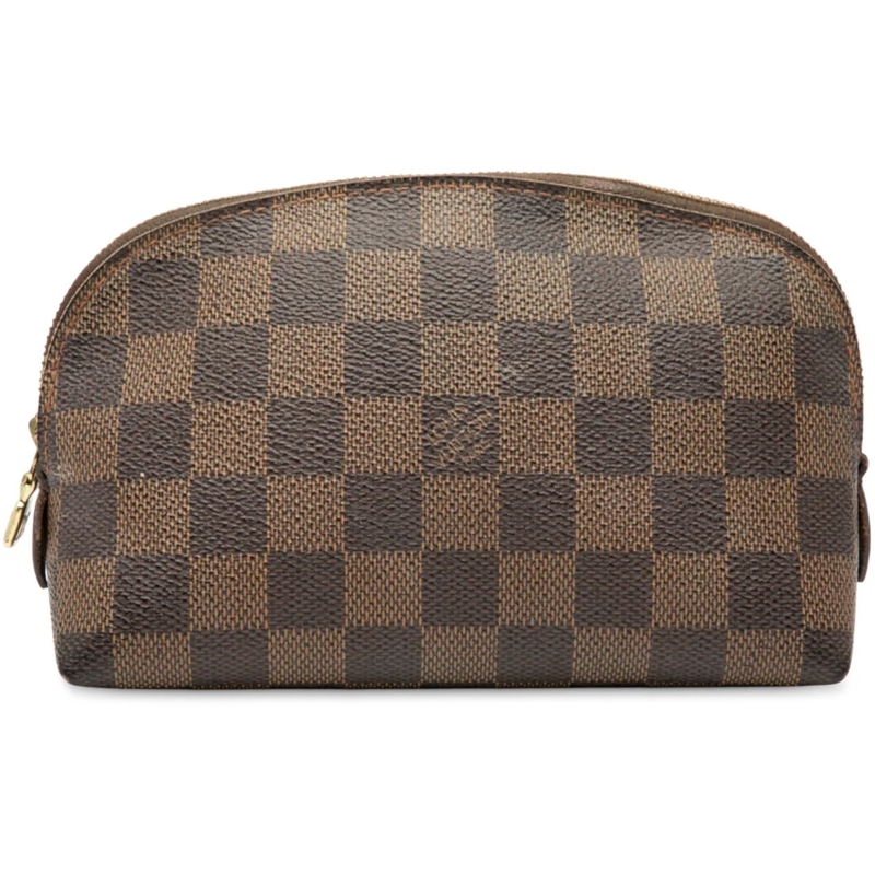 Louis Vuitton Necessaire Damier Ebene Cosmetic Pouch PM braun