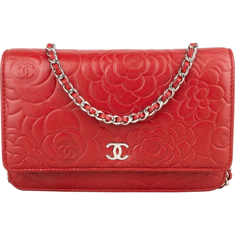 Chanel Tote Chanel Lambskin Camellia Wallet On Chain Crossbody rot