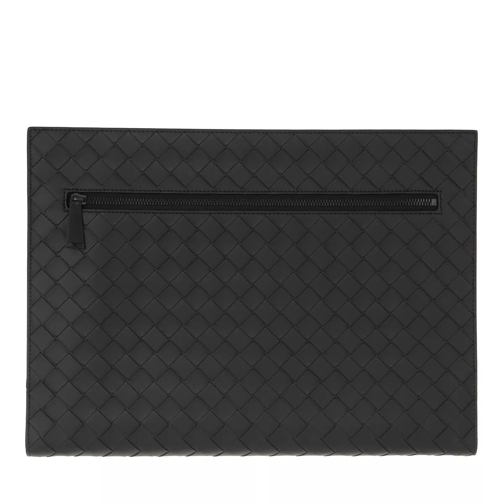 Bottega Veneta Document Holder Leather Black Briefcase