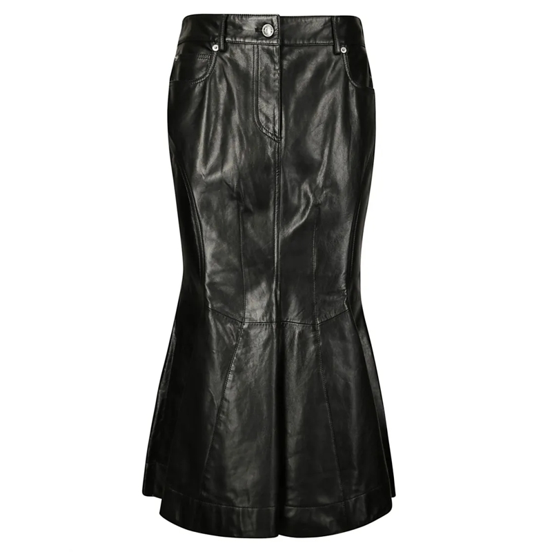 Sportmax Papyrus Skirt Black | Bleistiftrock