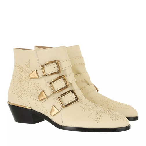 Chloé Susanna Nappa Boots Beige Ankle Boot