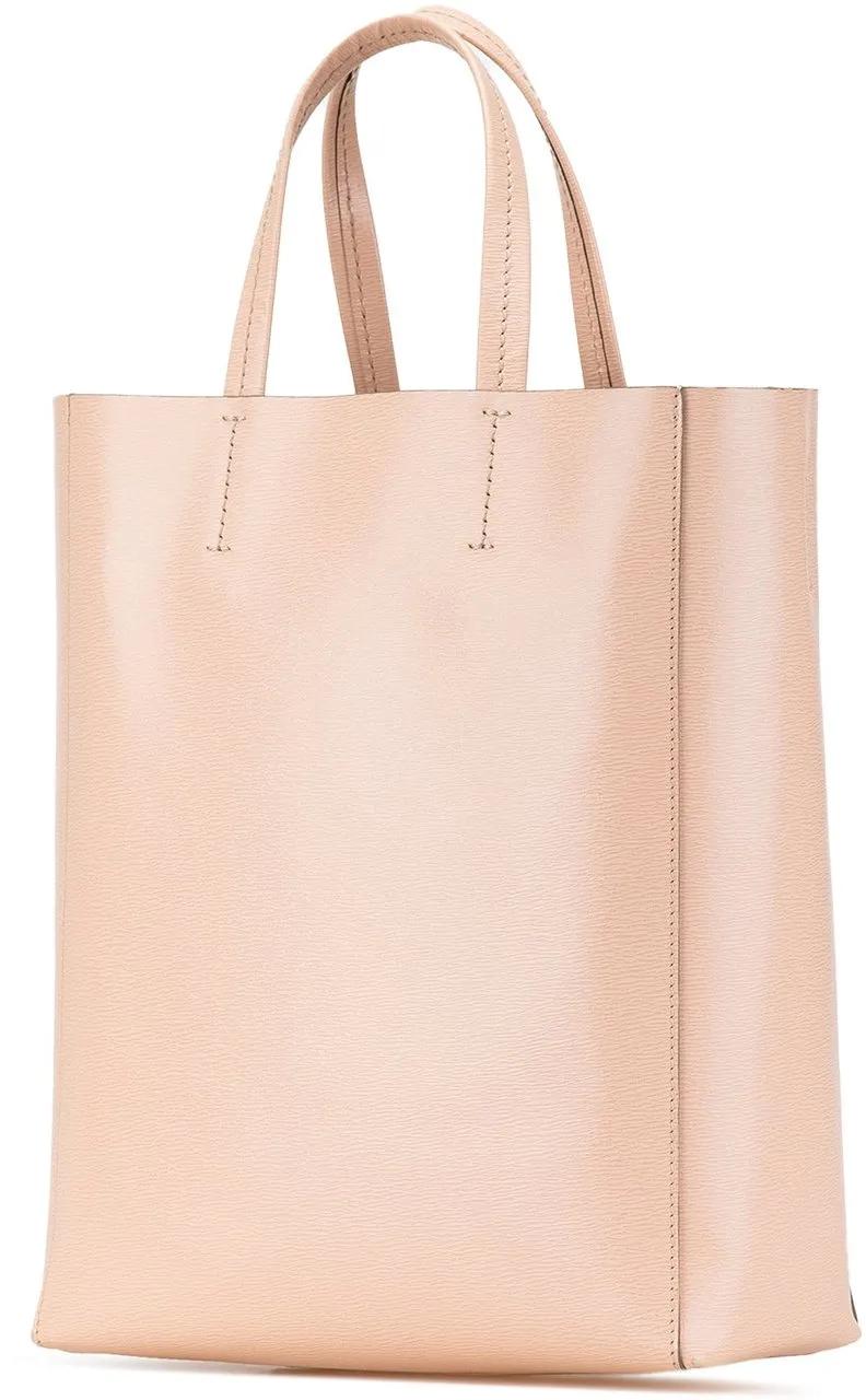 Celine Totes & shoppers Small Vertical Cabas Satchel in poeder roze