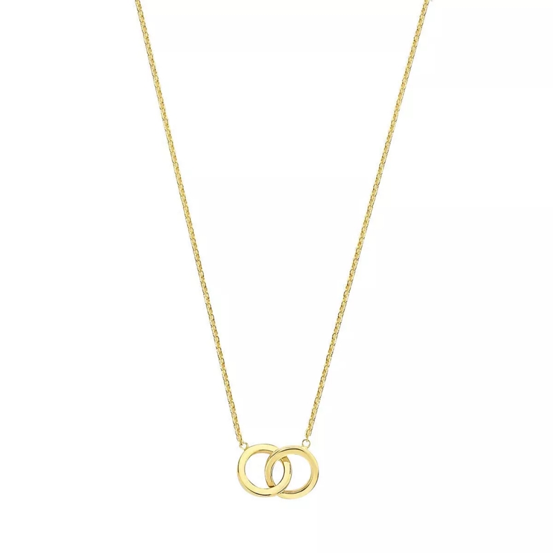 Isabel Bernard Medium Halsketting Le Marais Zoã« 14 Karat Necklace With Rings Gold