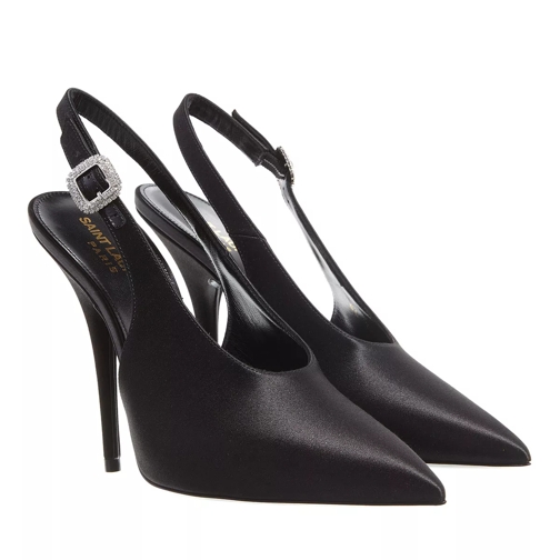 Saint Laurent Yasmeen Slingback Pumps Black Pump