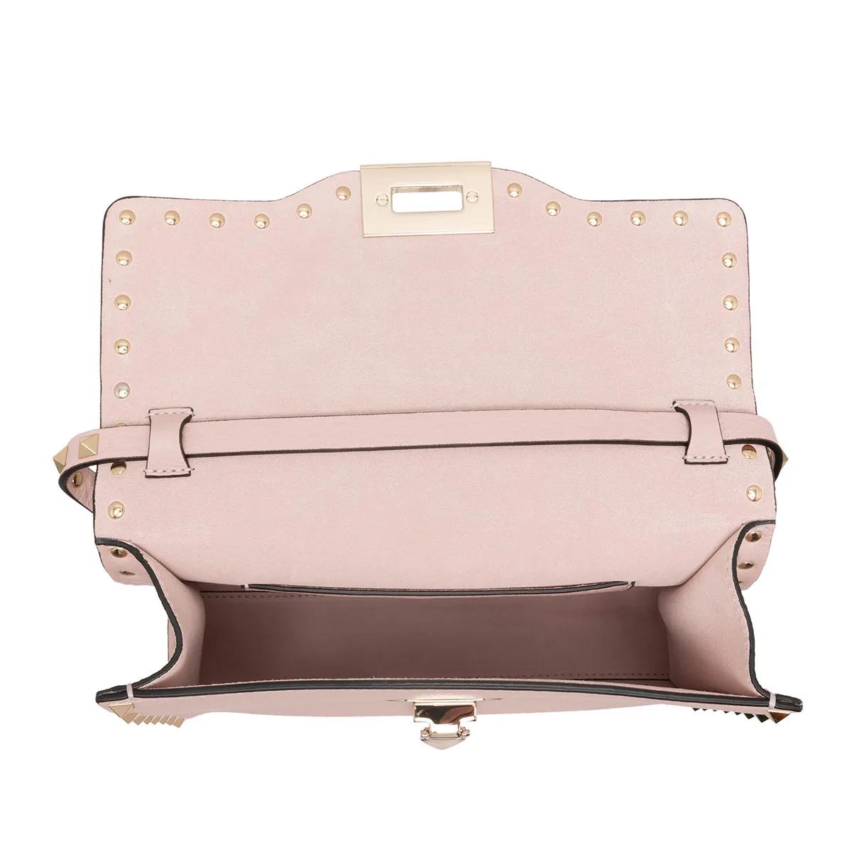 Valentino Garavani Crossbody bags Small Shoulder Bag Rockstud in poeder roze