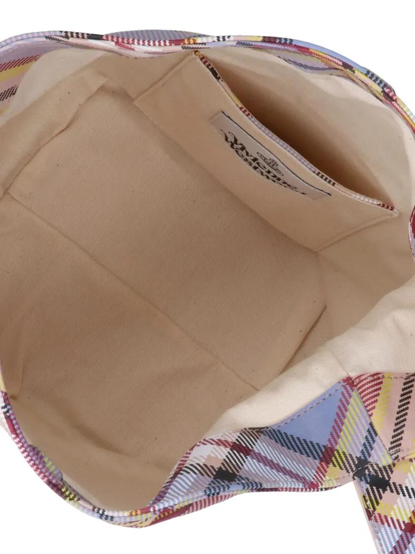 Vivienne Westwood Bucket bags Tartan Logo Bucket Bag – Multicolor in meerkleurig