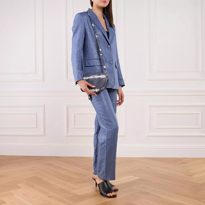 Coach Crossbody Bag Quilted Tie-Dye Heart Crossbody Midnight Navy(Image 2)