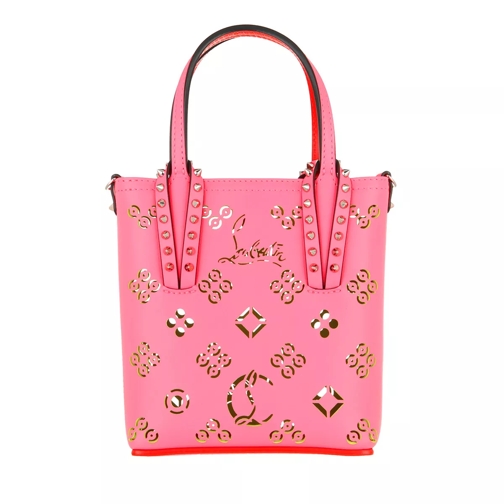 Christian Louboutin Cabata N/S Mini Tote Bag Neon Pink Crossbody Bag