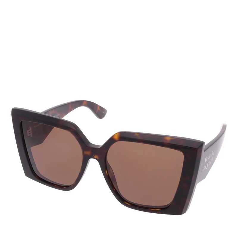 Alexander McQueen Sonnenbrille AM0467S-001 Black-Black-Grey