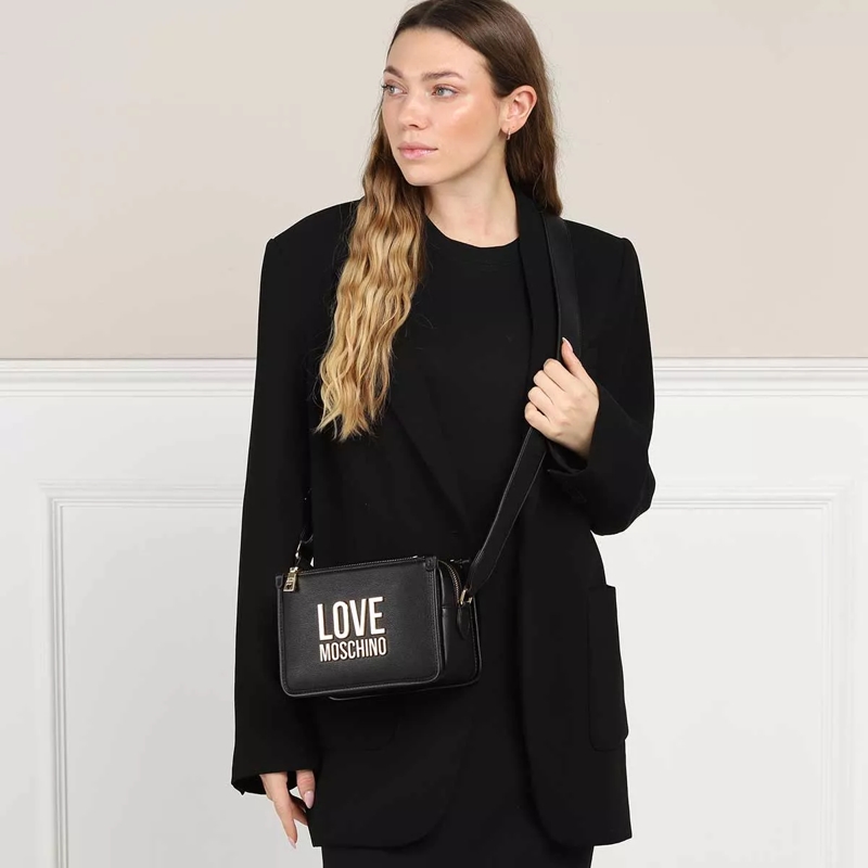 Love Moschino Sac à bandoulière Love Lettering Nero(Image 2)