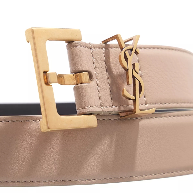 Saint Laurent Ledergürtel YSL Belt beige(Image 4)