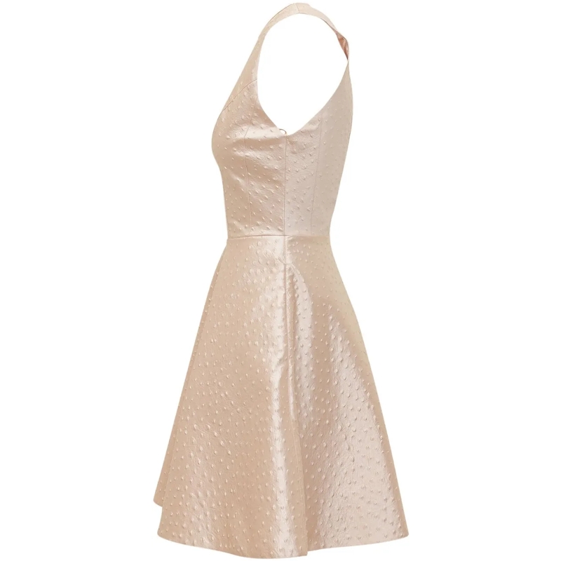 Elisabetta Franchi Minikleid Abito Svasato con Zip Frontale rose(Image 3)