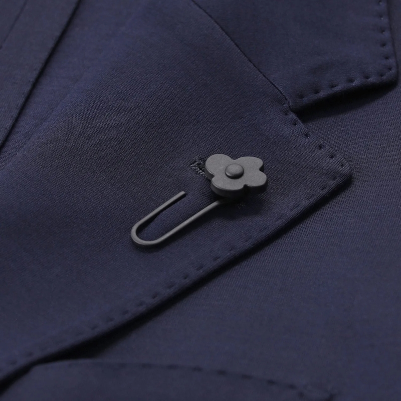 Lardini Anzugjacke Sakko aus Seide blau(Image 3)