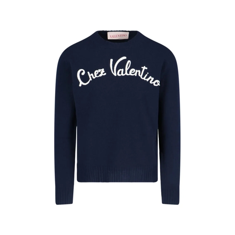 Valentino Garavani Trui "Chez" Sweater – Blue Blue