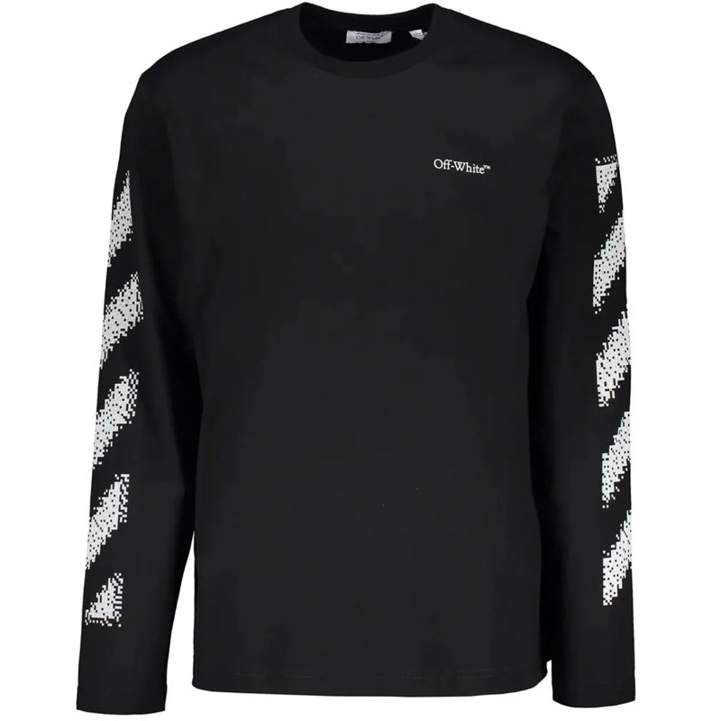 Off-White Legeres Oberteil Off-White Logo sweatshirt schwarz